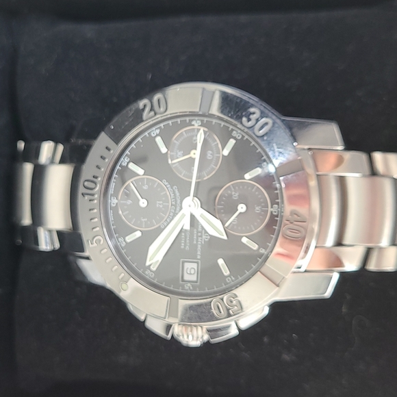 Tag Heuer Accessories Baume Mercier Capeland Chronograph Stainless Steel Automatic Watch
